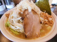 「雷電麺 野菜マシ」@とんちき麺の写真
