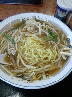 「肉モヤシあんかけラーメン520円」@山田うどん中宗岡店の写真