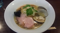 「ゲリラ限定、蛤煮干し蕎麦」@麺や 虎徹の写真