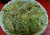 「ラーメン　ヤサイニンニクアブラ　600円」@ラーメン二郎 三田本店の写真