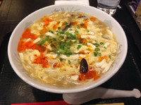 「酸辣湯麺」@亜麺坊 新潟店の写真