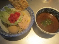 「限定　小岩のカニトマトつけ麺（８００円）」@豚骨一燈の写真