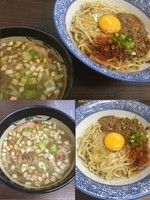 「【季節限定】かま玉つけそば￥930（大盛り不可）」@頓知房の写真