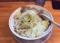「らーめん（野菜少なめ・たまねぎ・にんにく・しょうが）」@らーめん いち大の写真