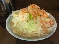 「小ラーメン　730円　　野菜　ニンニク　唐辛子」@ラーメン二郎 JR西口蒲田店の写真