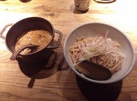 「もつつけ麺(もつ増量)」@和醸良麺 すがりの写真