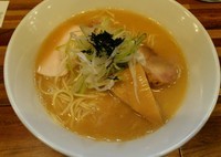 「[1周年限定]らーめん純銀だら搾り＋銀飯　900+250円」@鮮魚らーめん 五ノ神水産の写真