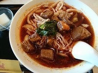 「麻辣牛肉刀削麺」@天府城の写真