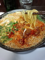 「〖ナイトゲリラ～〗汁・担々Ａ麺830円」@丸直の写真