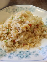 「半チャーハン240円」@味噌らーめんと中華 てつまるの写真