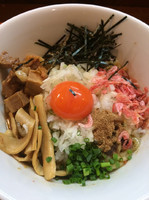 「海老まぜそば」@麺や 虎ノ道の写真