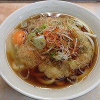 「かき揚げ天玉（￥510）」@常盤軒 横須賀線ホーム店の写真