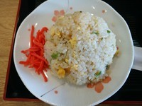 「ラーメンセット(ラーメン＋チャーハン＋春巻)1,080円」@遊彩食の写真