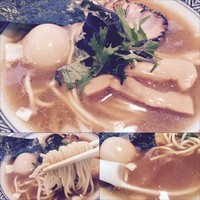 「【限定20食】鮪そば　740円　味玉110円」@麺屋たつみ 喜心 狭山店の写真