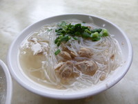 「米粉湯 （３５台湾元）」@民楽旗魚米粉湯の写真