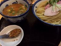 「鶏と魚介のつけ麺(大盛)」@つけ麺 たけもとの写真