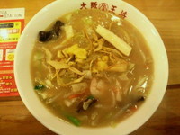 「濃厚生姜ちゃんぽん 790円」@大阪王将 福島南バイパス店の写真