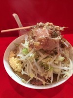 「小ラーメン ¥700 野菜ニンニクアブラ」@ラーメン二郎 府中店の写真