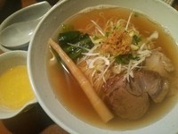 「干し海老油塩らぁめん（ハーフ） （141219）」@味香房 海居人の写真