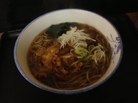「かき揚げそば」@峠そばの写真