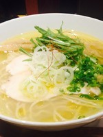 「ゆず塩らぁめん¥800+大盛無料（ラーパス特典）」@麺や 流れ星の写真