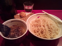 「玉豚天つけ麺」@麺屋武蔵 二天 池袋店の写真