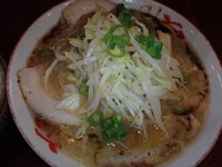 「こってり(780円)、ライス(100円)」@中華そば 骨々亭の写真