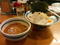 「味噌つけ麺+全部乗せ+大盛り」@山勝角ふじ 新松戸店の写真