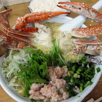 「蟹玉ラーメン蟹 1,400円 + ライス」@MENYA 食い味の道有楽の写真