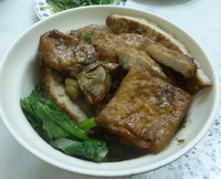 「排骨乾麺（８５台湾元）」@金仙魚丸店 永樂市場店の写真