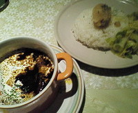 「ソーセージカレー　８９０円」@ドイツ料理ピラミッドの写真