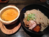 「赤のつけめん」@麺者 すぐれの写真