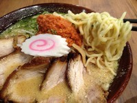 「からし味噌ちゃーしゅうめん（大盛）」@ちゃーしゅうや武蔵 桶川店の写真