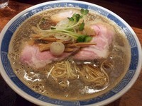 「【夜限定】煮干しそば（濃いめ）」@中華そば しば田の写真