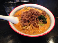 「野菜ドラゴン担々麺（大盛り）850円」@地獄の担担麺 天竜 本店の写真