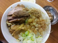 「【2日間限定】油そば （ニンニクアブラ）」@ラーメンの店 どでん 北浦和店の写真