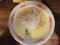 「鶏白湯らーめん （820円）」@麺・酒処 ぶらりの写真