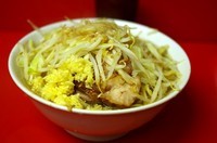 「ラーメン(ニンニク・アブラ)700円」@ラーメン二郎 千住大橋駅前店の写真