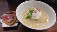 「～帆立の塩ラーメン雪見仕立て～(15食限定)＋貝めし」@貝だしラーメン 貝ガラ屋の写真