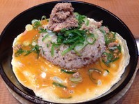 「鉄板玉子チャーハン　￥３８０（税別）」@丸源ラーメン 高槻唐崎店の写真