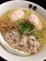 「【プレミアム限定】名古屋コーチンそば￥850＋TKG￥200」@中華そば 田家 本店の写真