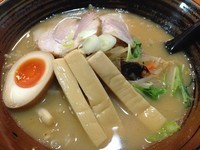 「味噌ラーメン」@爆じゅう餃子 餃点の写真