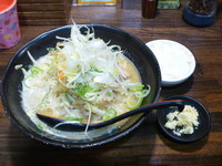 「味噌（野菜増し、にんにく増し、ライス）　７９０円」@麺処 花田 池袋店の写真