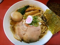 「ど煮干しラーメン（煮干し増し）＋麺増し＋味玉」@麺屋しのはら 三日月食堂の写真