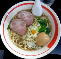 「七種の煮干し＋味玉(850円）」@自家製麺SHINの写真