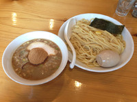 「つけそば 850円＋味玉クーポン」@下町中華そば すずめ食堂の写真