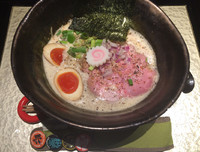 「濃香 煮干しsoba」@鶏soba 座銀 肥後橋本店の写真