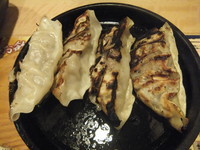 「鹿児島産黒豚餃子410円」@さくら水産 柏西口店の写真