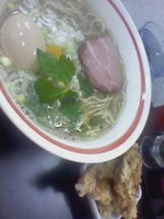 「【限定】７種の煮干しらーめん 750円その他」@自家製麺SHINの写真