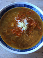 「手打ち四川風中華そば（味噌）800円」@のんきやの写真